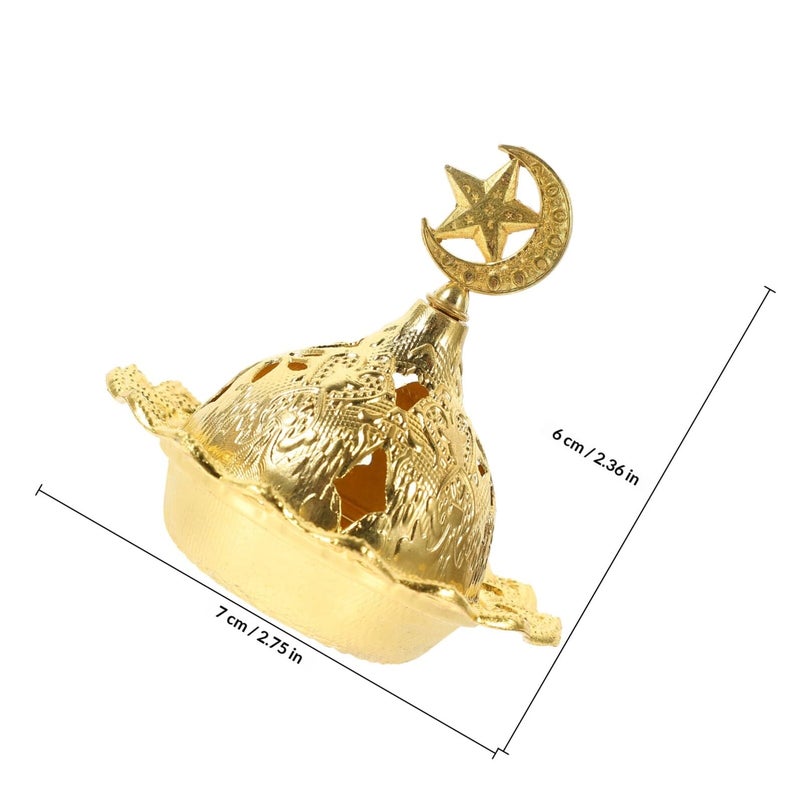Metal Star Pattern Incense Burner Censer For Home And Office Decor - Image 3