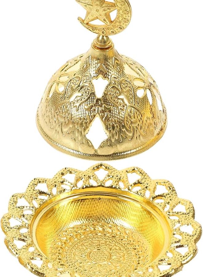 Metal Star Pattern Incense Burner Censer For Home And Office Decor - Image 1