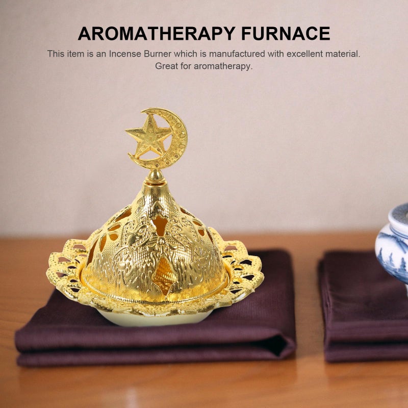Metal Star Pattern Incense Burner Censer For Home And Office Decor - Image 5