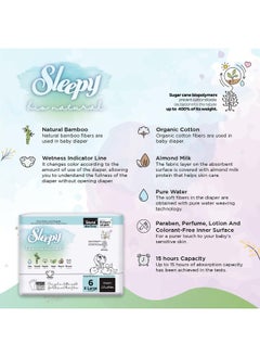 Sleepy Pack Of 128 Baby Bio Natural Premium Size 6 Diapers, 4 X 32 Pieces  - Image 3