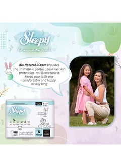 Sleepy Pack Of 128 Baby Bio Natural Premium Size 6 Diapers, 4 X 32 Pieces  - Image 2