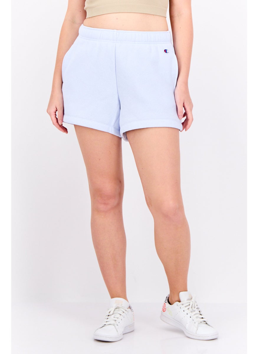 Champion Women Sportswear Fit Training Shorts, Light Blue  - Image 1