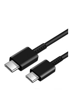 NTECH Original Samsung S20 Plus Super PD Fast Charger Cable 3A/25W USB-C To Type C Line 1.5M For Galaxy S21/S20 Ultra 5G/S20 Ultra/S20+/S20+5G/Note20 Ultra 5G/Note20 Ultra/Note20) Black
