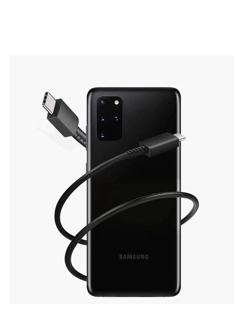 Ntech - NTECH Original Samsung S20 Plus Super PD Fast Charger Cable 3A/25W USB-C To Type C Line 1.5M For Galaxy S21/S20 Ultra 5G/S20 Ultra/S20+/S20+5G/Note20 Ultra 5G/Note20 Ultra/Note20) Black - Image 1