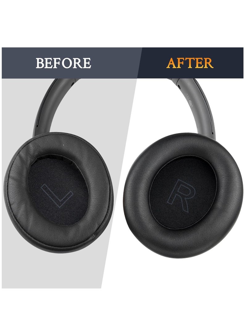 Earpads Replacement for Anker Soundcore Life Q30/Q35 Headphones Ear Pads Cushions with Softer Protein Leather Noise Isolation Foam (Black)  - Image 5