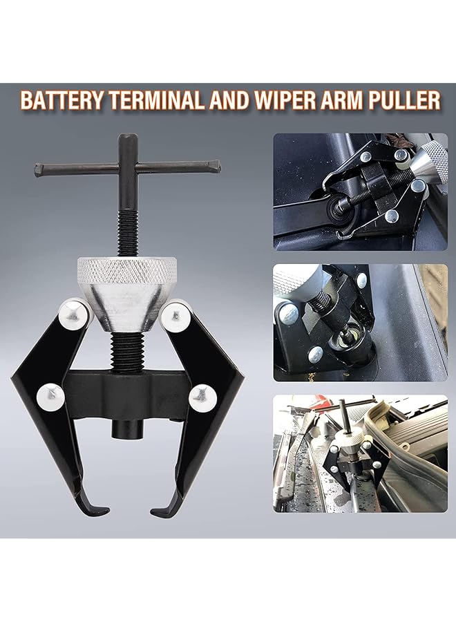 X spring X Spring Battery Terminal Puller, 2 Pack Heavy Duty Extractor For Car, Truck, Suv, Rv, Auto Body Terminal Removal Tool, Ideal For Battery Terminal And Wiper Arm Removal, Ergonomic And Easy To Use  - Image 5