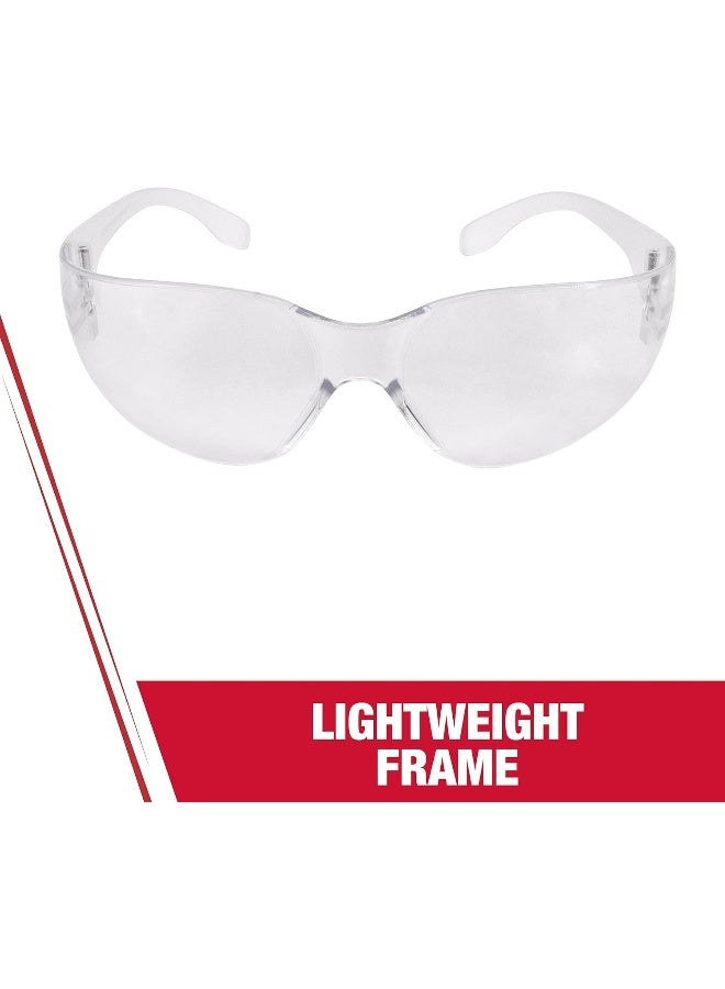 Radians Clear Safety Glasses, Scratch-Resistant, Wraparound, One Size - Image 5