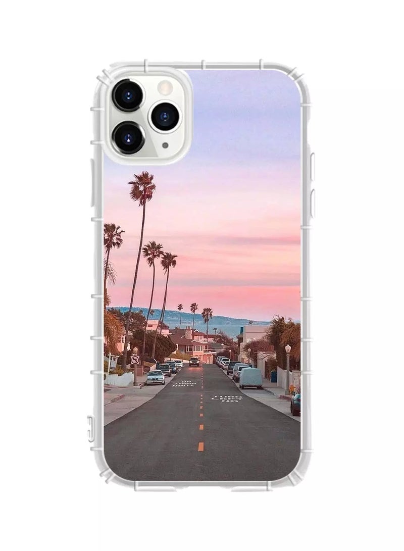 1pc Highway Scenery Print Case Compatible With iPhone  - Image 1