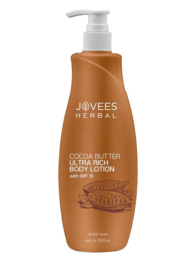 Jovees Herbal Cocoa Butter Hand & Body Lotion For Hydrates & Moisturise For All Skin Types 500ml - Image 1