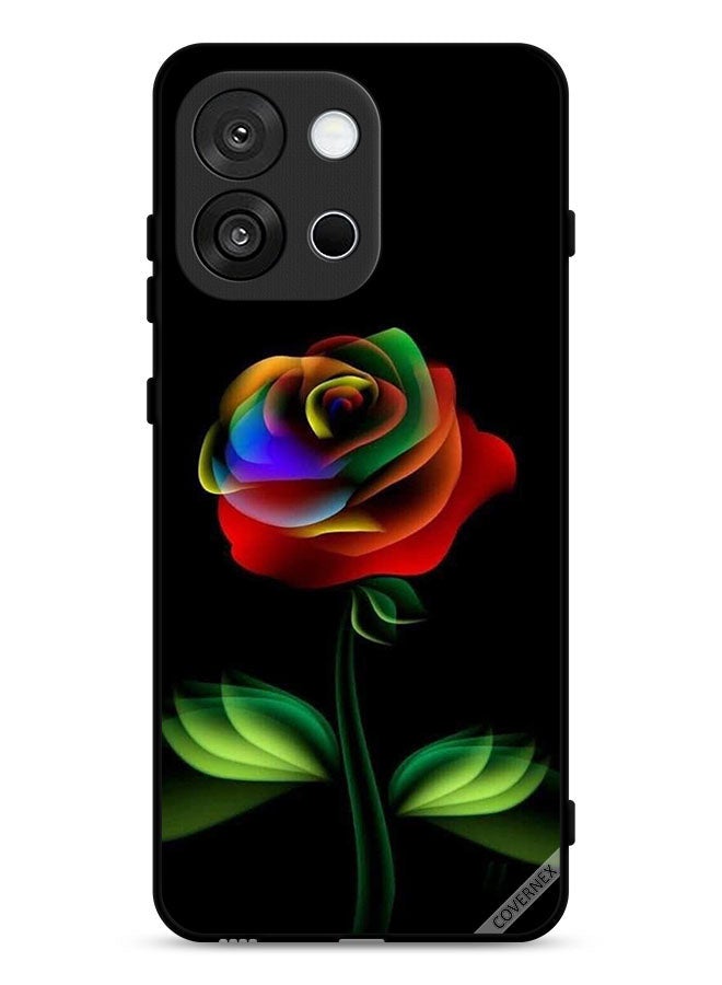 Covernex OnePlus 13T Protective Case Cover Rainbow Color Rose - Image 1