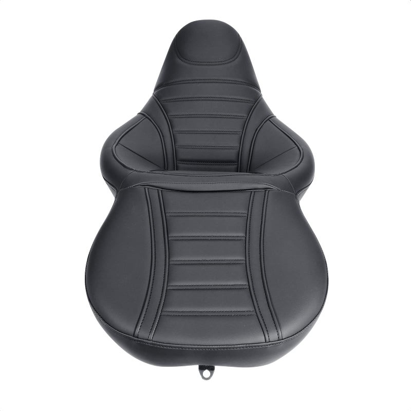 FIASRAC One Piece Motorcycle Seat for Harley Touring Models (2009-2022) - Black