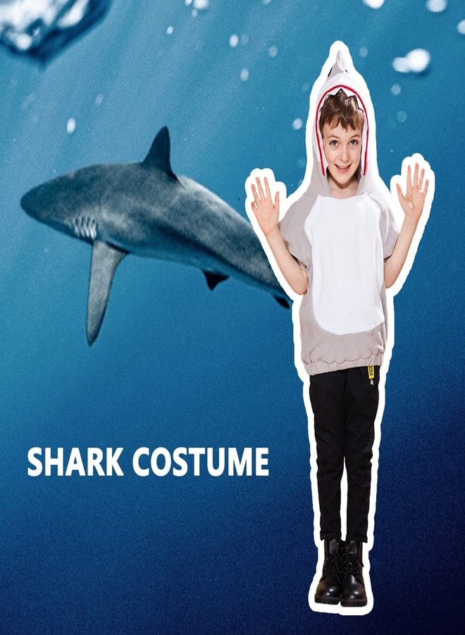 EraSpooky Shark Fleece for Kids Shark Costume Halloween Animal Small - Image 4