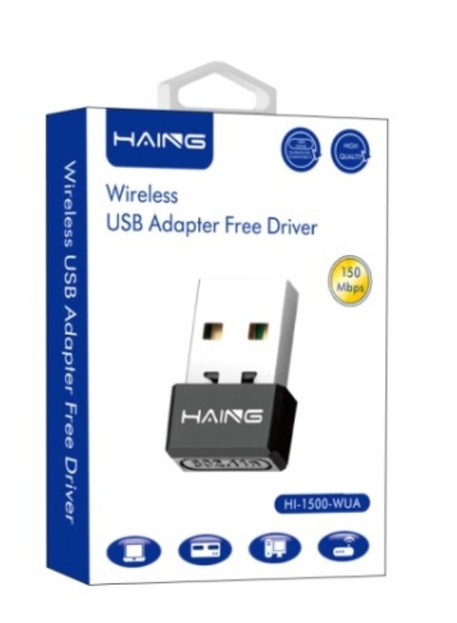 Haing محول USB واي فاي 150 ميجابت في الثانية 11n - Image 2
