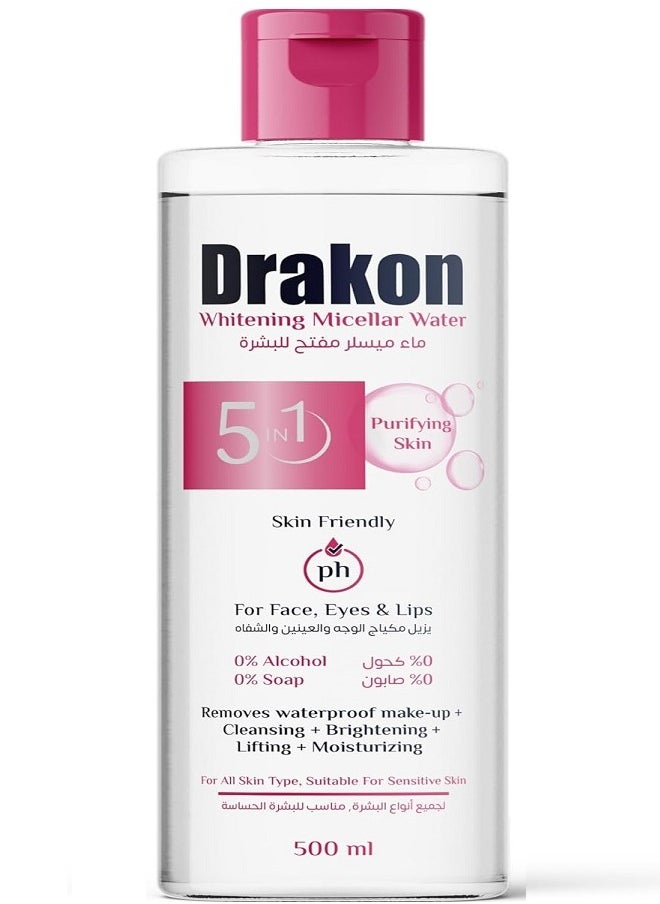 DRAKON - Whitening Micellar Water 500ml - Image 1