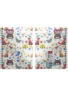 Funbo FUNBO - A4 Size, 80 Sheet Single subject notebook with PP cover (Furry Tales)  - Image 3