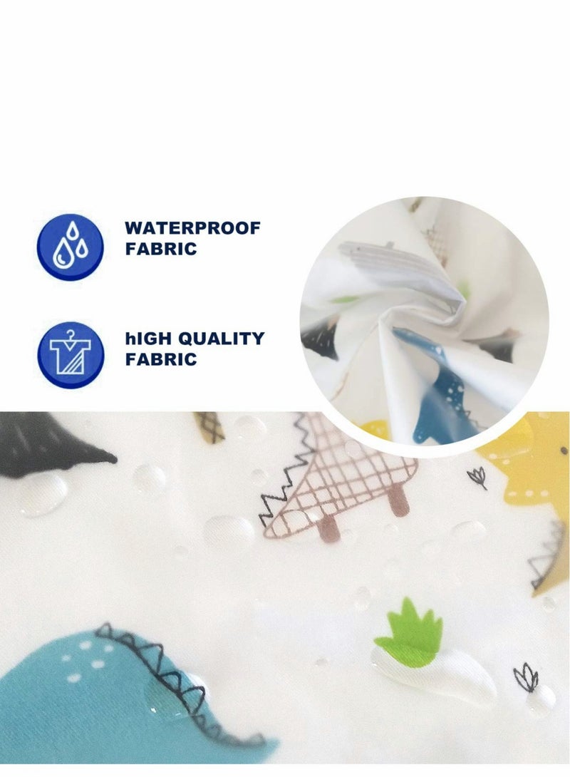 Excefore Baby Waterproof Sleeved Bib, Long Sleeve for Toddler, 3 Pack Infant Art Smock Apron 6-36 Months - Image 3