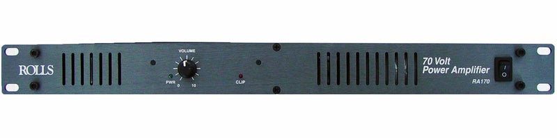 Rolls RA170 70Volt70 Watt Power AmplifierBlack