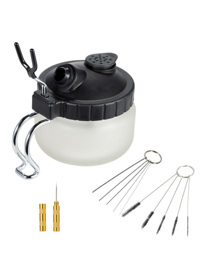 NIBEMINENT Airbrush Washing Tool Set Black/Silver/White - Image 5