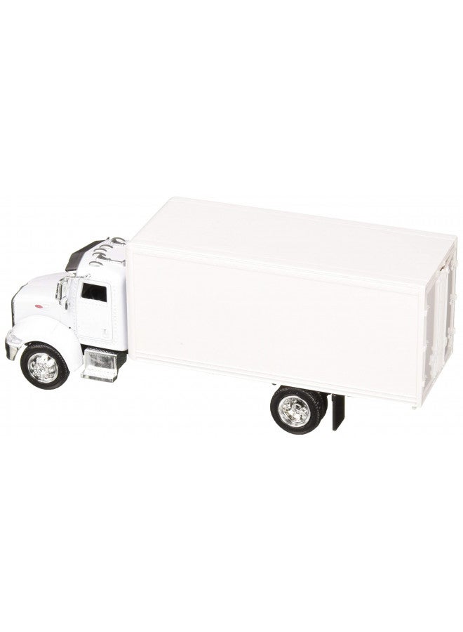 New-Ray 15803D 1: 43 Utility Peterbilt 335 Box Truck White - Image 2