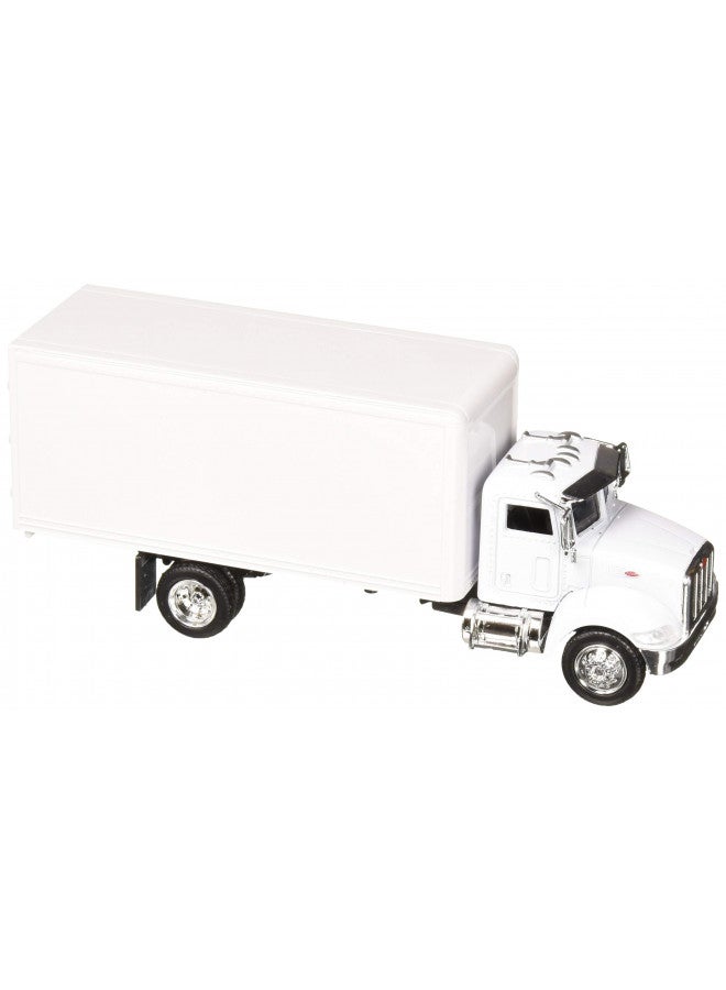 New-Ray 15803D 1: 43 Utility Peterbilt 335 Box Truck White - Image 1