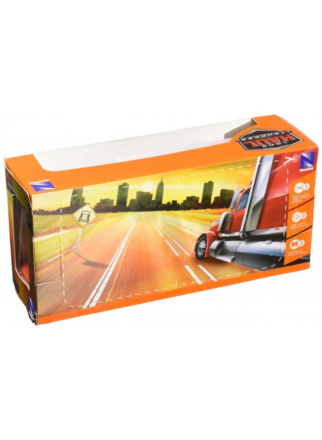 New-Ray 15803D 1: 43 Utility Peterbilt 335 Box Truck White - Image 4