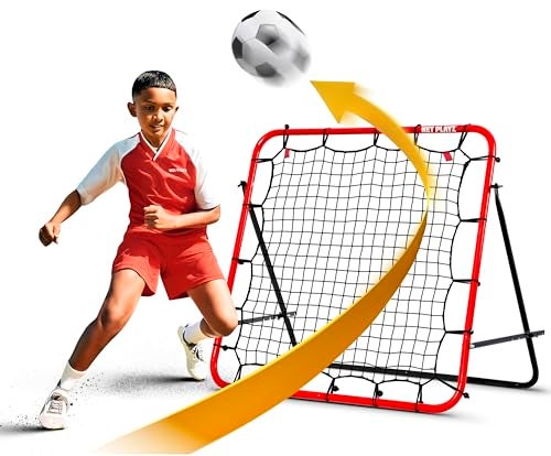 TGU Soccer Training Equipment Kickback 33X33FT Football Training Gifts Aids Equipment for Kids Teens All Ages Portable - Image 1