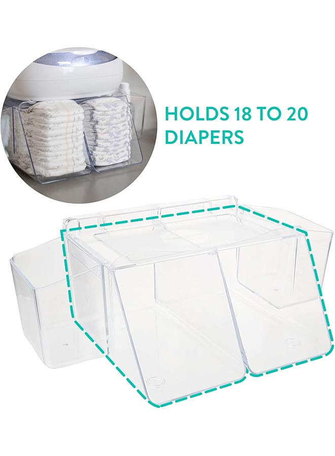 Prince Lionheart Dresser Top Diaper Depot Baby Wipes Warmer Diaper Depot Nursery Essencial Baby Registry - Image 3