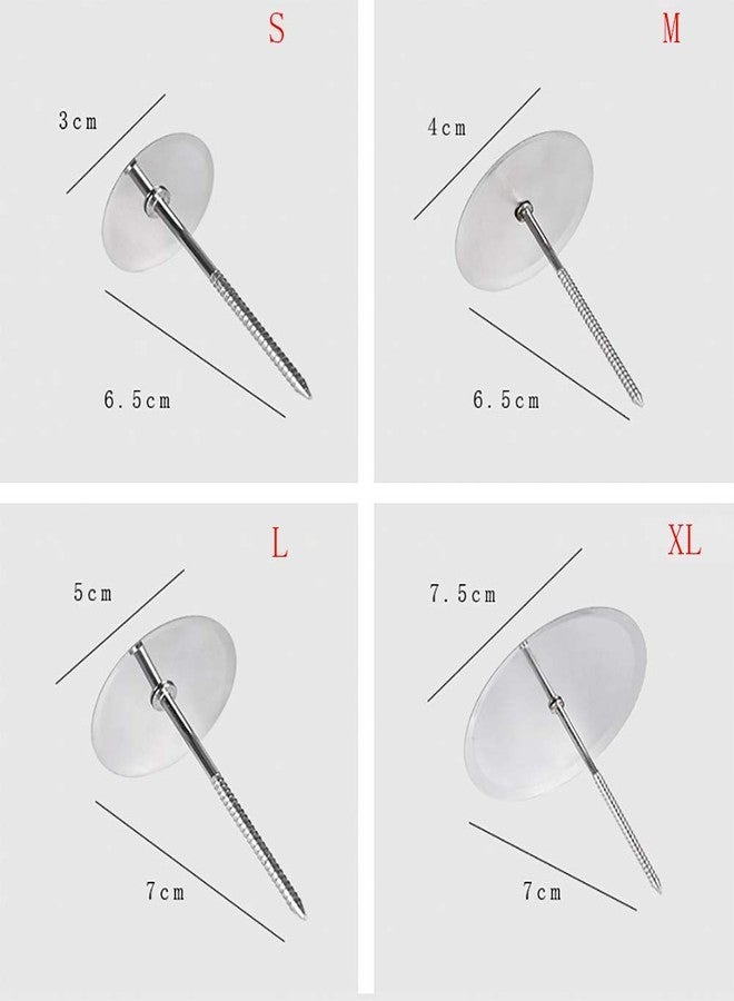 جي شلو مجموعة GSHLLO المكونة من 4 قطع من مسامير تزيين الكيك المصنوعة من الفولاذ المقاوم للصدأ على شكل زهور، أدوات تزيين الكيك والكب كيك - Image 4
