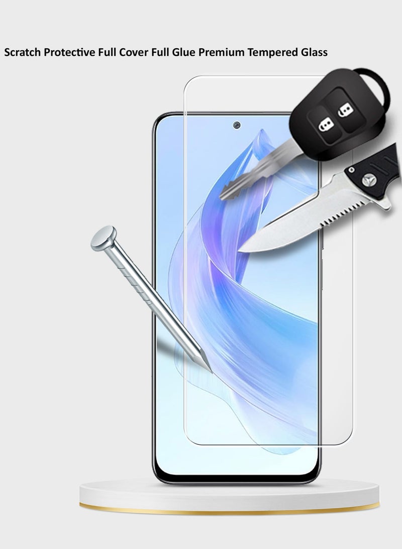 Wtech Honor 90 Lite 5G 2023 Premium Series Curved Edges 9H 2.5D Tempered Glass Screen Protector (MSG9CN) - Clear - Image 4