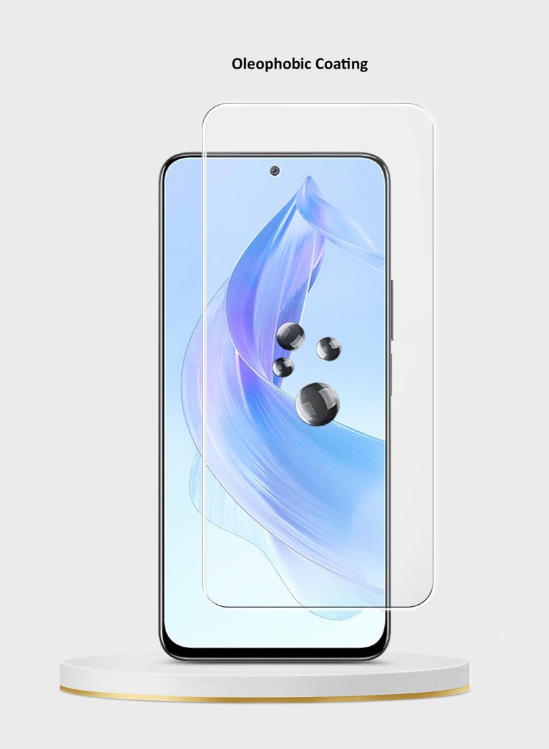 Wtech Honor 90 Lite 5G 2023 Premium Series Curved Edges 9H 2.5D Tempered Glass Screen Protector (MSG9CN) - Clear - Image 5