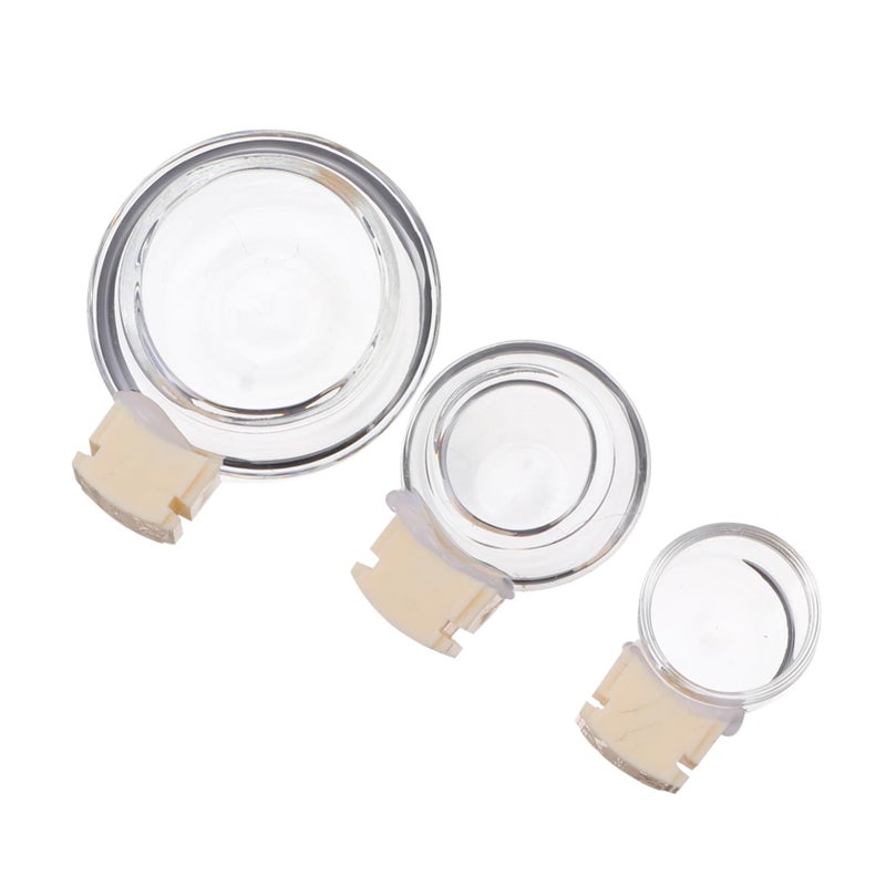Transparent Bird Food Cup Water Cup And Bath Feeder Set Easy To Install - Image 2