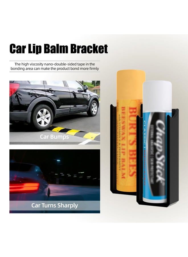 K TOMOTO [2 Pack] Compatible with Chapstick Holder & Lip Balm Holder Car Accessories for Women Interior [Space Saving, Strong Adhesive, Prevent Melting in Heat] - Image 4
