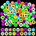 MGparty Halloween Toys Bulk 72 PCS Glow in The Dark Bouncy Balls 18 Designs Bouncing Balls Halloween Party Favors for Kids Halloween Game Supplies Trick or Treating Goodies - Image 2