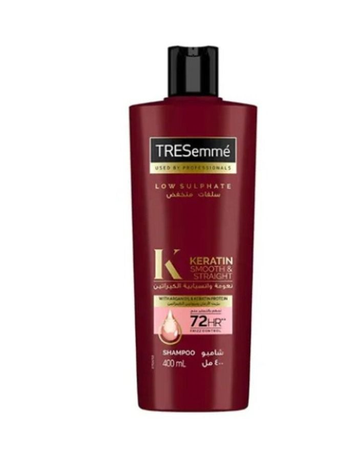 Tresemme Keratin Smooth & Smooth Shampoo & Conditioner Set with Argan Oil Controls volatility for up to 72 hours Multi Color 400ml  - Image 3