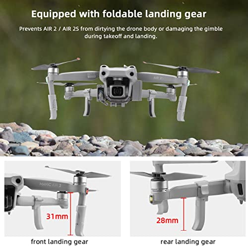HeiyRC BRDRC AIR 2S Payload Airdrop System,Transport Release with Landing Gear Wedding Ring Thrower Fishing Bait Clip Delivery Advertising Rescue Kit for DJI Mavic AIR 2 2S Accessories(Not AIR 3 2023) - Image 5