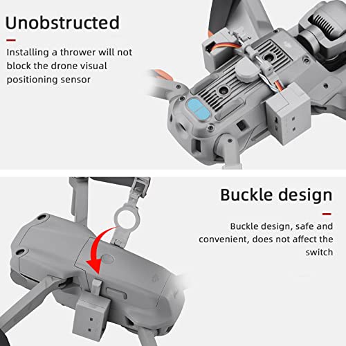 HeiyRC BRDRC AIR 2S Payload Airdrop System,Transport Release with Landing Gear Wedding Ring Thrower Fishing Bait Clip Delivery Advertising Rescue Kit for DJI Mavic AIR 2 2S Accessories(Not AIR 3 2023) - Image 4