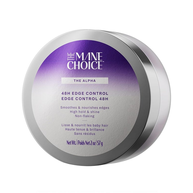 The Mane Choice The Alpha 48H Edge Control 2 Oz Smoothes  Nourishes Edges Hair Gel for Coily Wavy  Curly Hair Infused with ProVitamin B5 Aloe  Avocado Oil Adds Brilliant Shine NonFlaking
