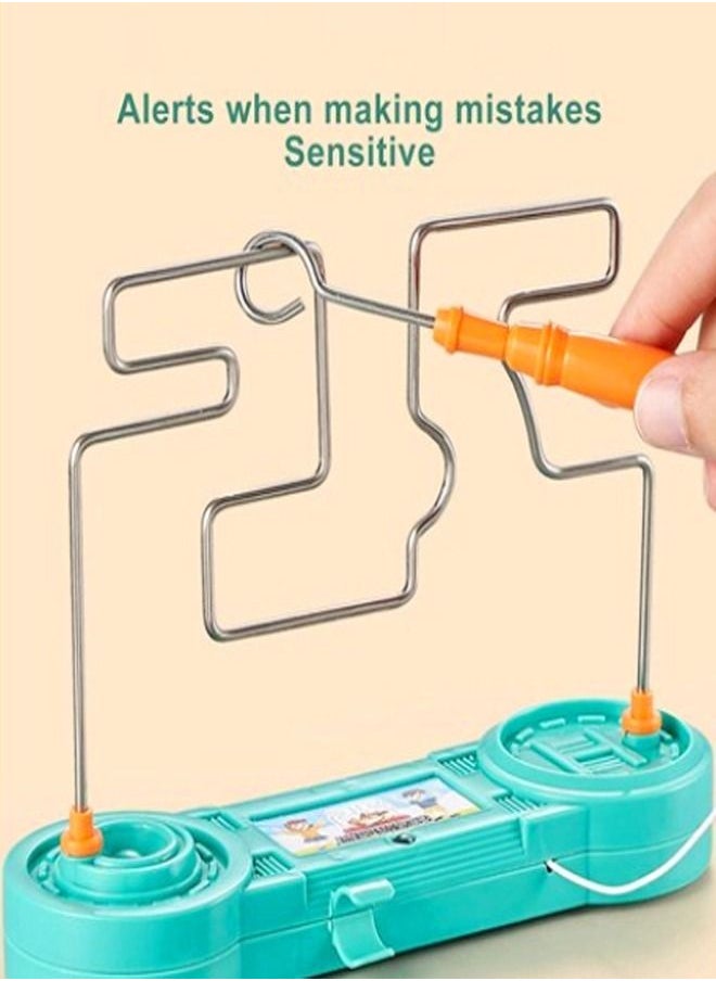 fashionhome - 3 in 1 Shapes Buzz Wire Steady Hand Maze Game Intensive Exercise Educational Toy for Kids - Image 1