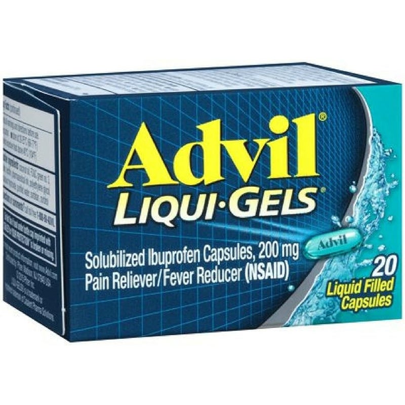 Liqui-Gels 20s Size 20s  Ibuprofen Pain Relief Liquid Filled Capsules 20ct