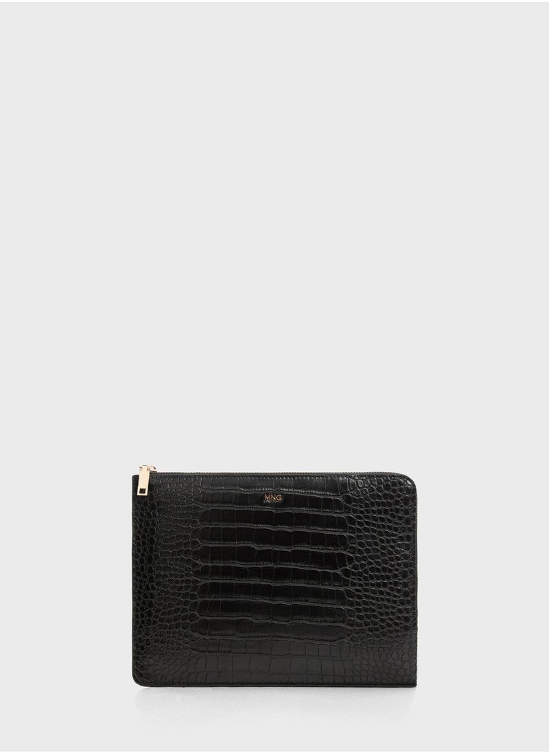 MANGO - Leonor Logo Detailed Zip Over Wallets - Image 1