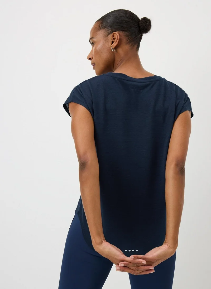 Matalan Souluxe Navy V-Neck T-Shirt