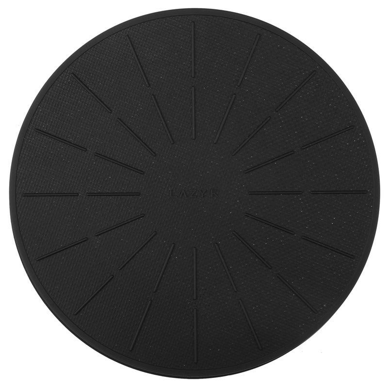 Lazy K Induction Cooktop Mat  Silicone Fiberglass Scratch Protector  for Magnetic Stove  Non Slip Pads to Prevent Pots from Sliding During Cooking_ Black 94inches