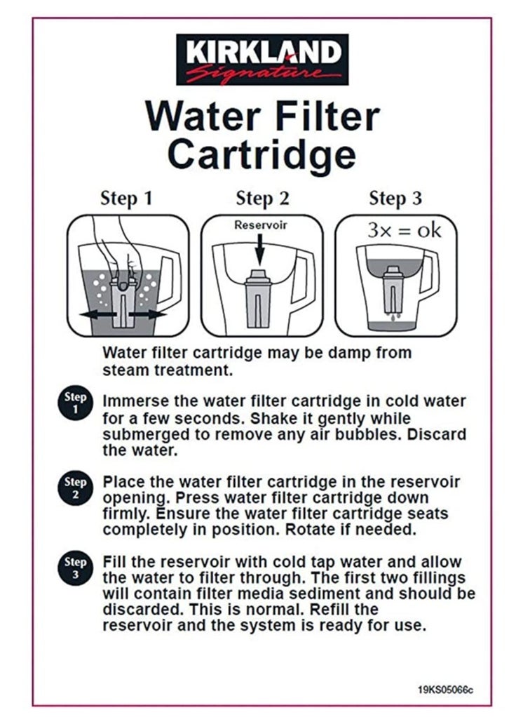 Kirkland Signature - Water Cleaner Filtration System With 2 Water Filters And 1 Dispenser  10 Cups Capacity - Image 1