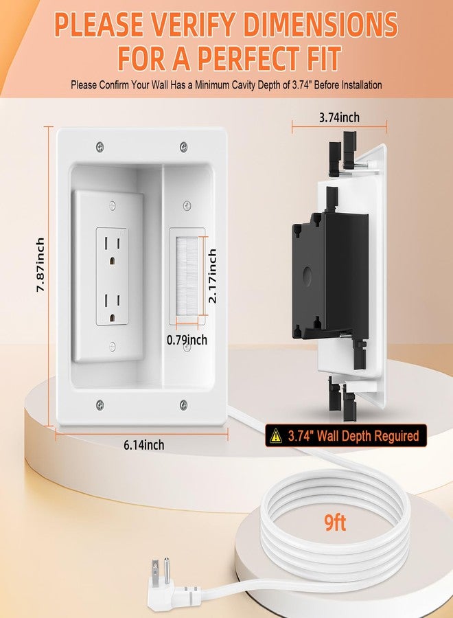 Celendor in-Wall TV Cable Concealer Kit - Image 2