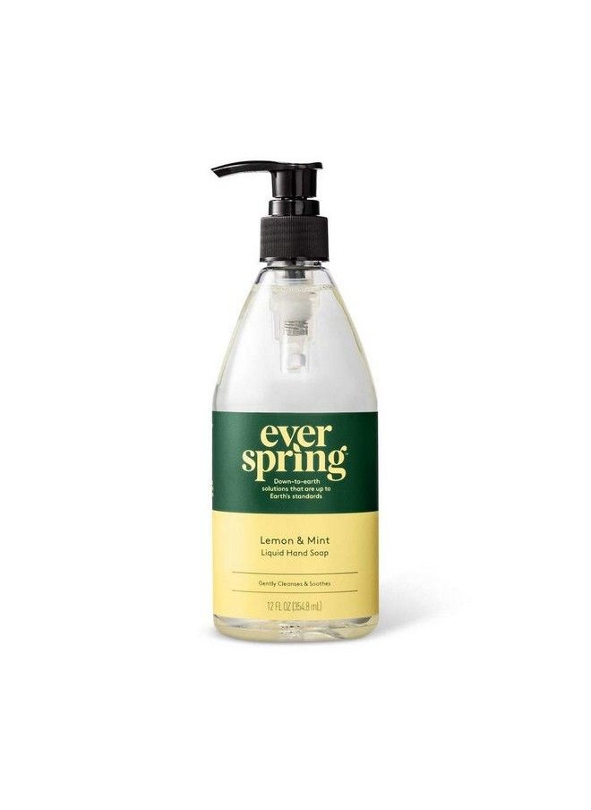 Everspring - Lemon & Mint Liquid Hand Soap 12 Fl Oz Everspring - Image 1