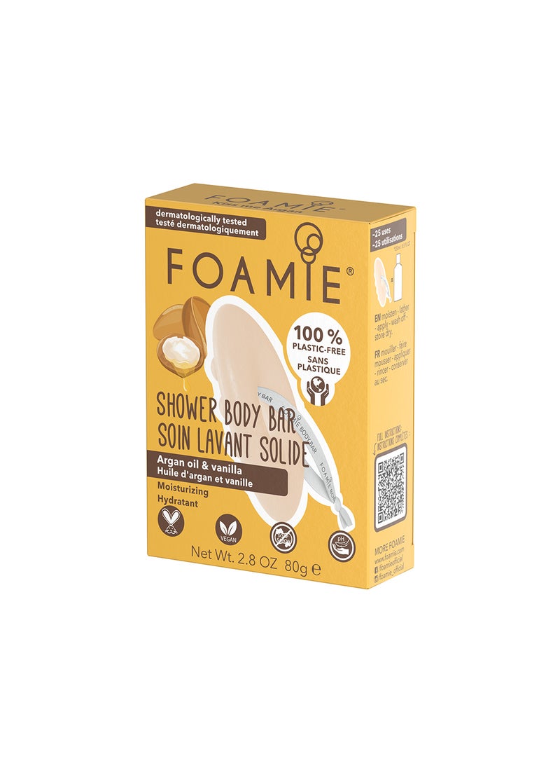 FOAMIE قالب الجسم بزيت الأرغان والفانيليا، عبوة من 3 قطع - Image 3