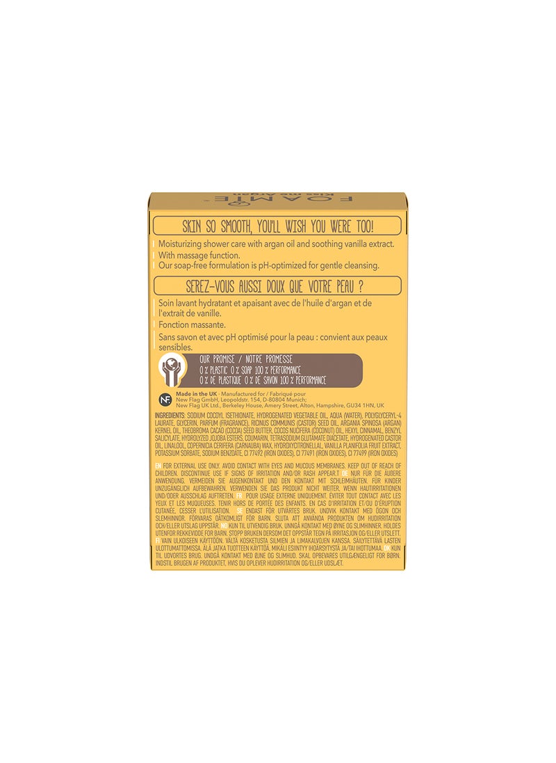 FOAMIE قالب الجسم بزيت الأرغان والفانيليا، عبوة من 3 قطع - Image 4