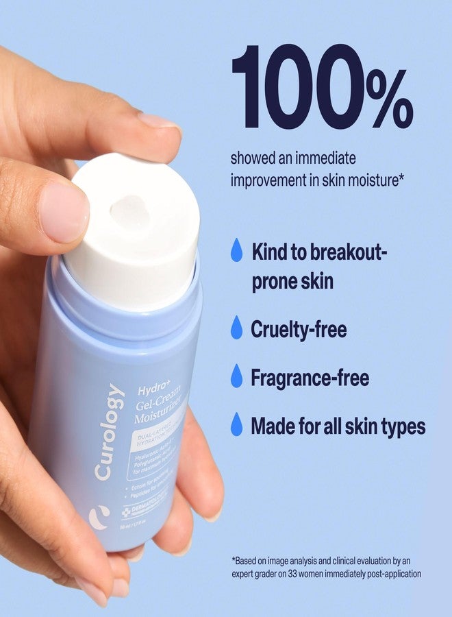 Curology Hydro+ Gel Cream Moisturizer, Lightweight Face Lotion for Sensitive Skin, 1.7 fl oz - Image 5