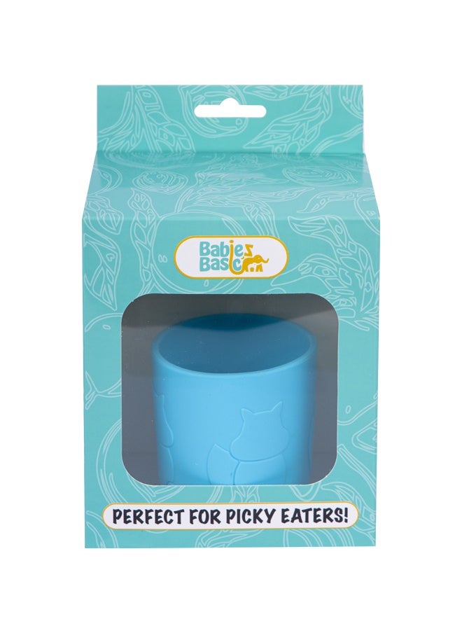 Babies Basic Silicone Trainer Cup For Babies/Kids, Bpa Free, Blue  - Image 5