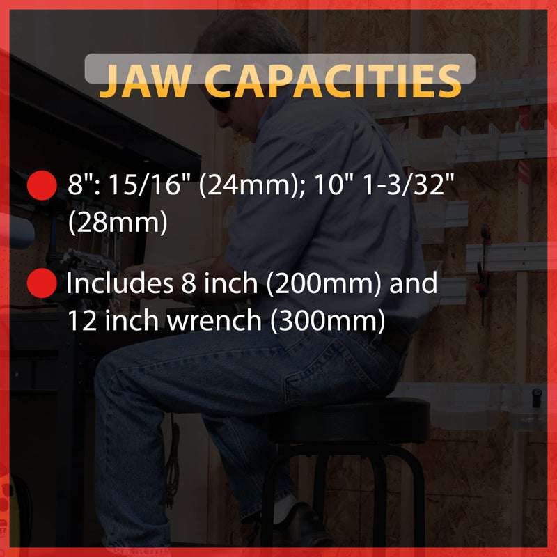 Performance Tool W30701 2pc Adjustable Wrench Set - Image 4
